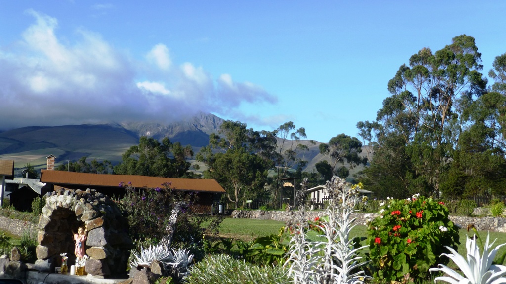 Unser Quartier - eine Hazienda am Fuße des Illiniza
