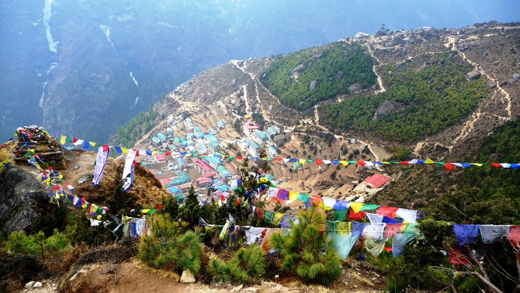Hoch über Namche Bazar