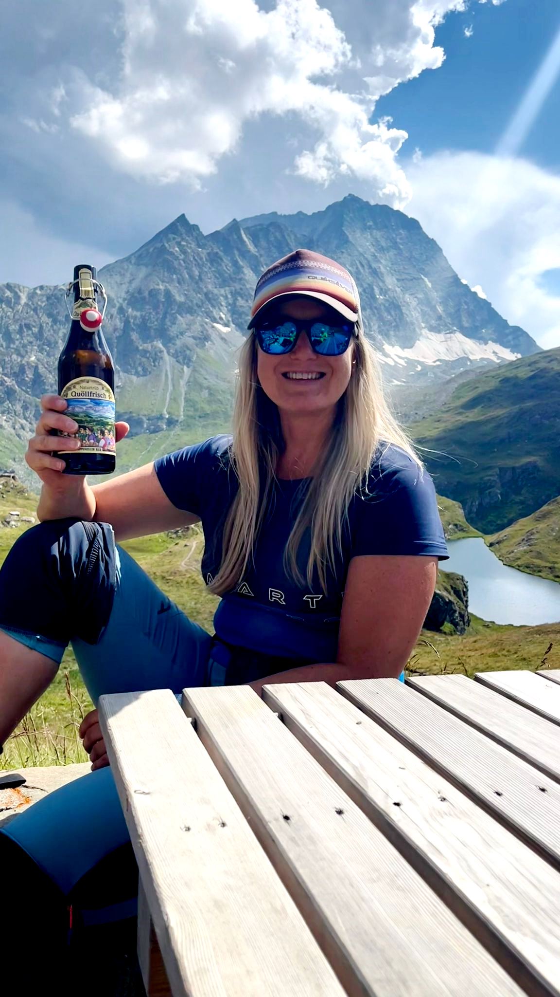 Wohlverdienter Schluck !