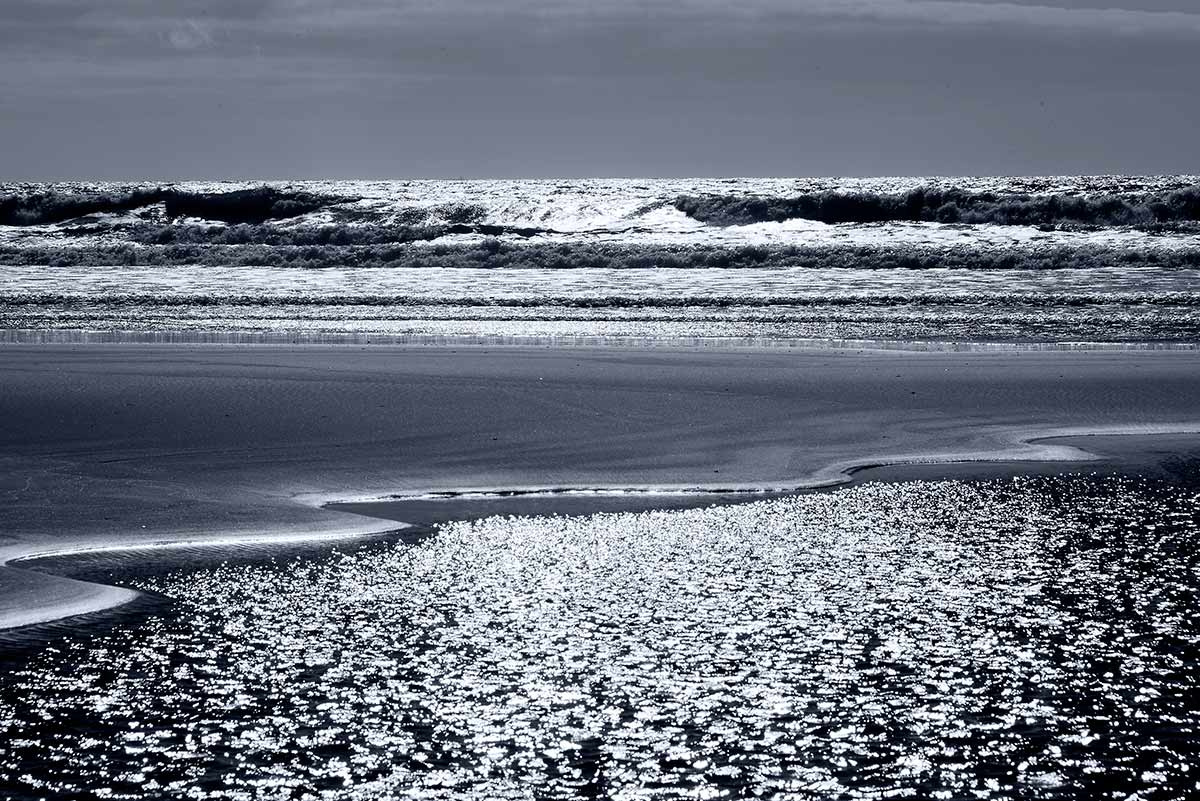 Wales breaking on Marloes Sands beach Pembrokeshire by Mark Lloyd Williams