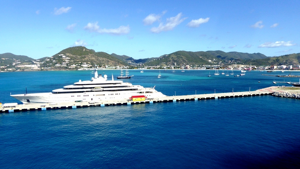 Yacht des russischen Milliardärs Roman Abramovic