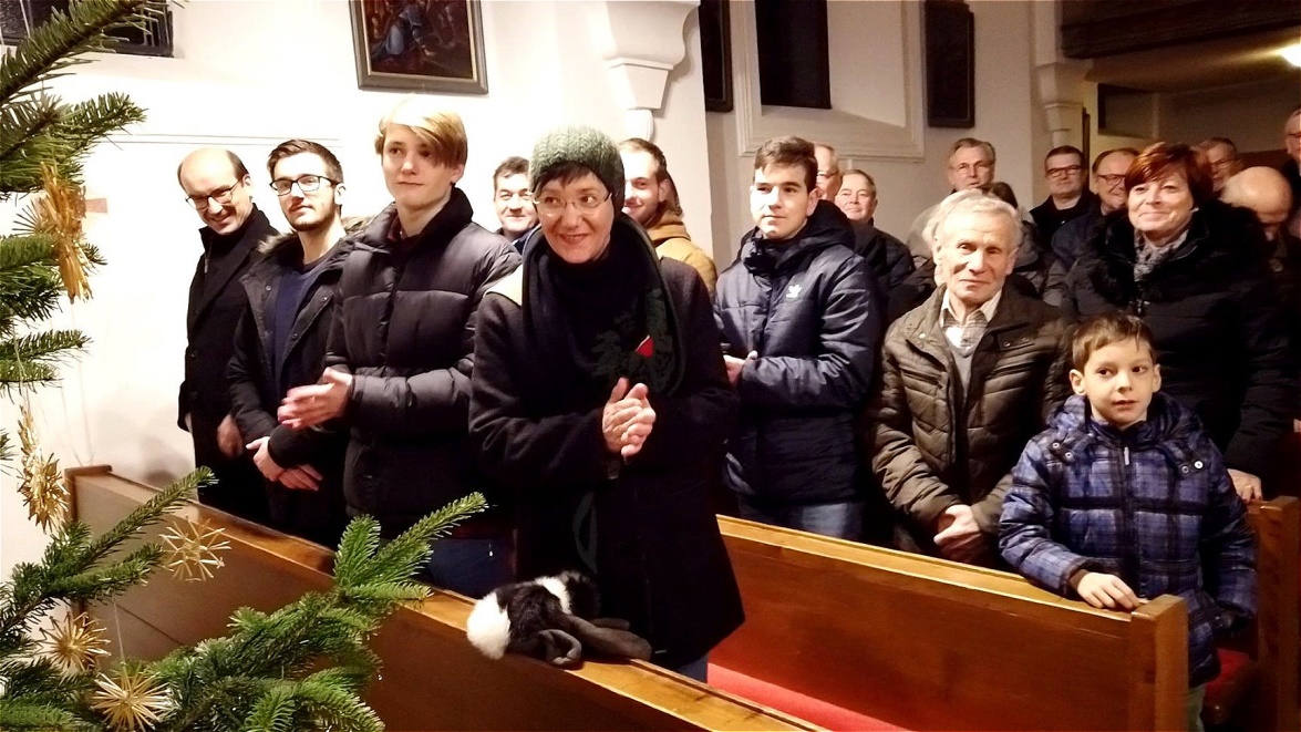 Die Zuhörer freuen sich mit ihnen