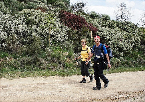Irene mit Pilgerführer Rudi Kaltenböck
