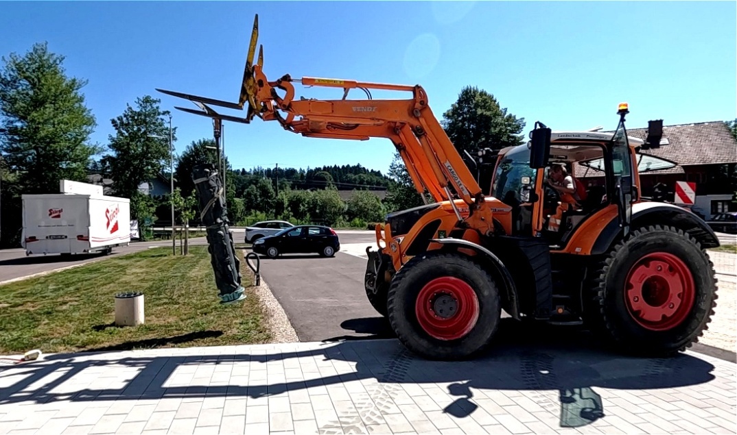 Anheben und Transport