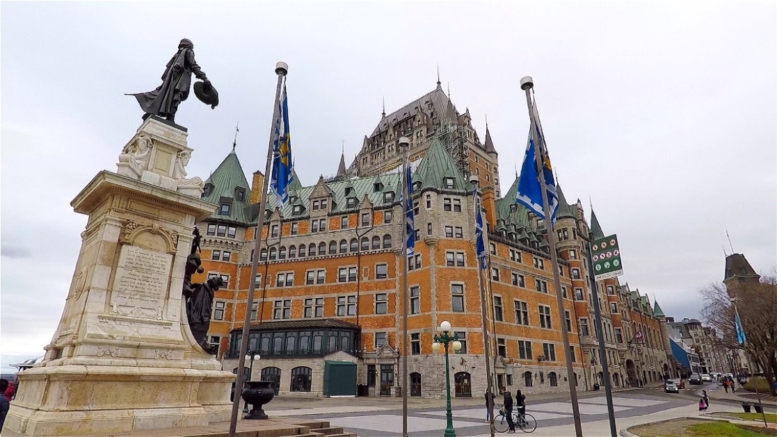 Monumente de l'UNESCO mit dem Cháteau Frontenac
