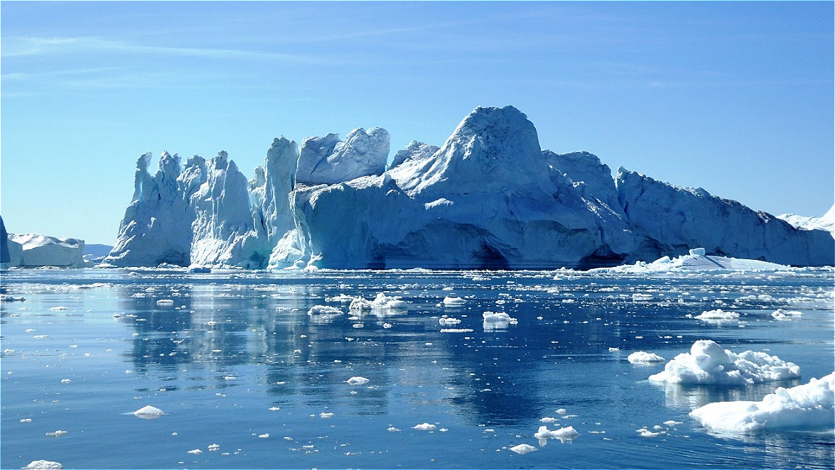 Zerklüftete Eistürme !