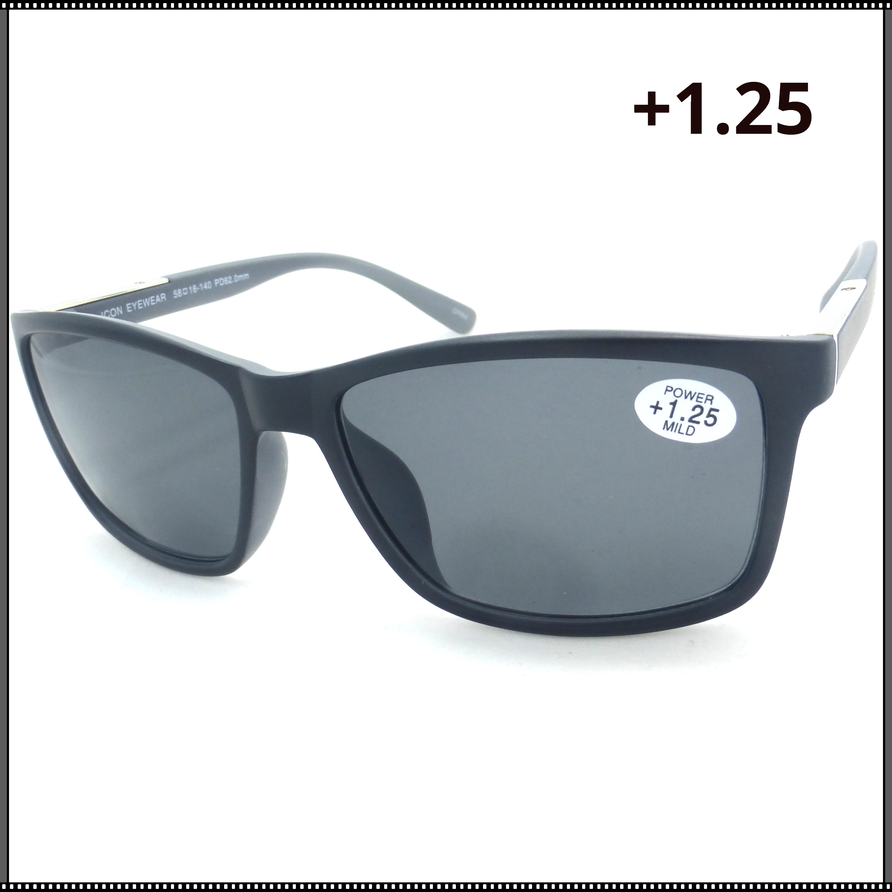 Icon Retro Blk +1.25