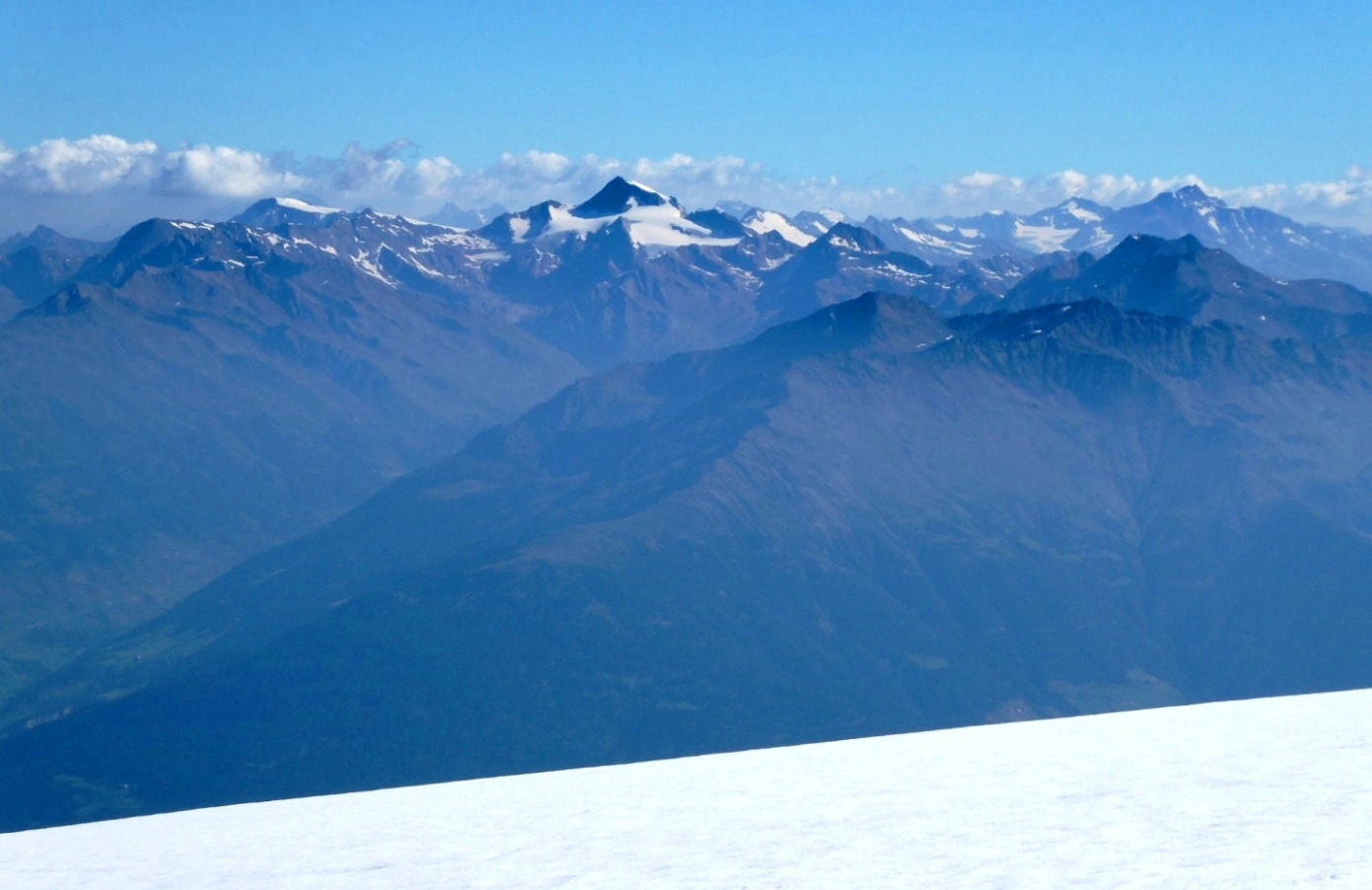 Blick hinüber zur Weißkugel