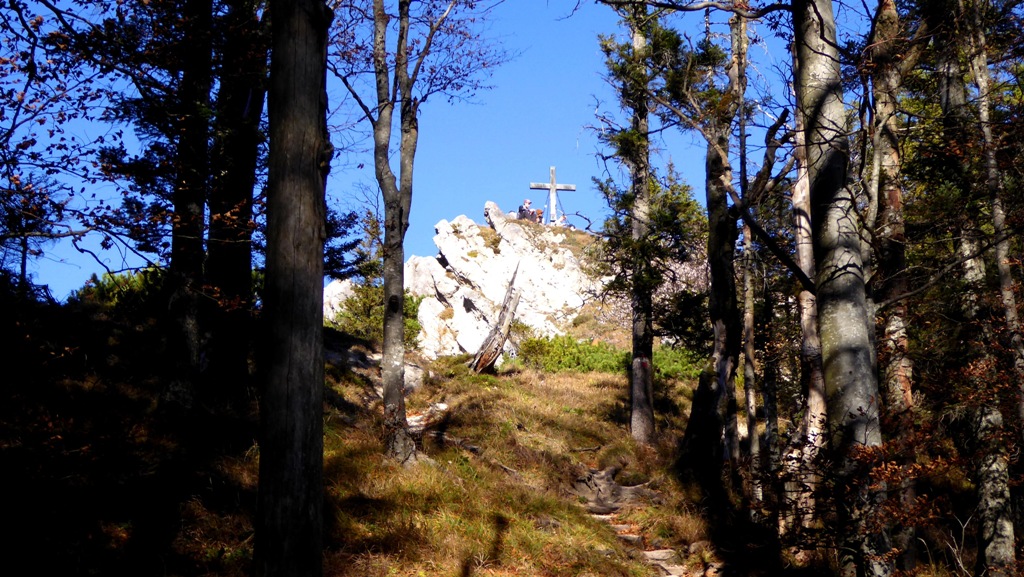 Kurz unter dem Gipfel des Almkogels
