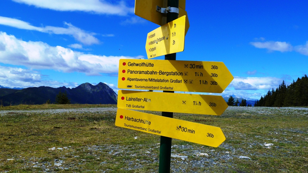 Hinunter zu den Almböden