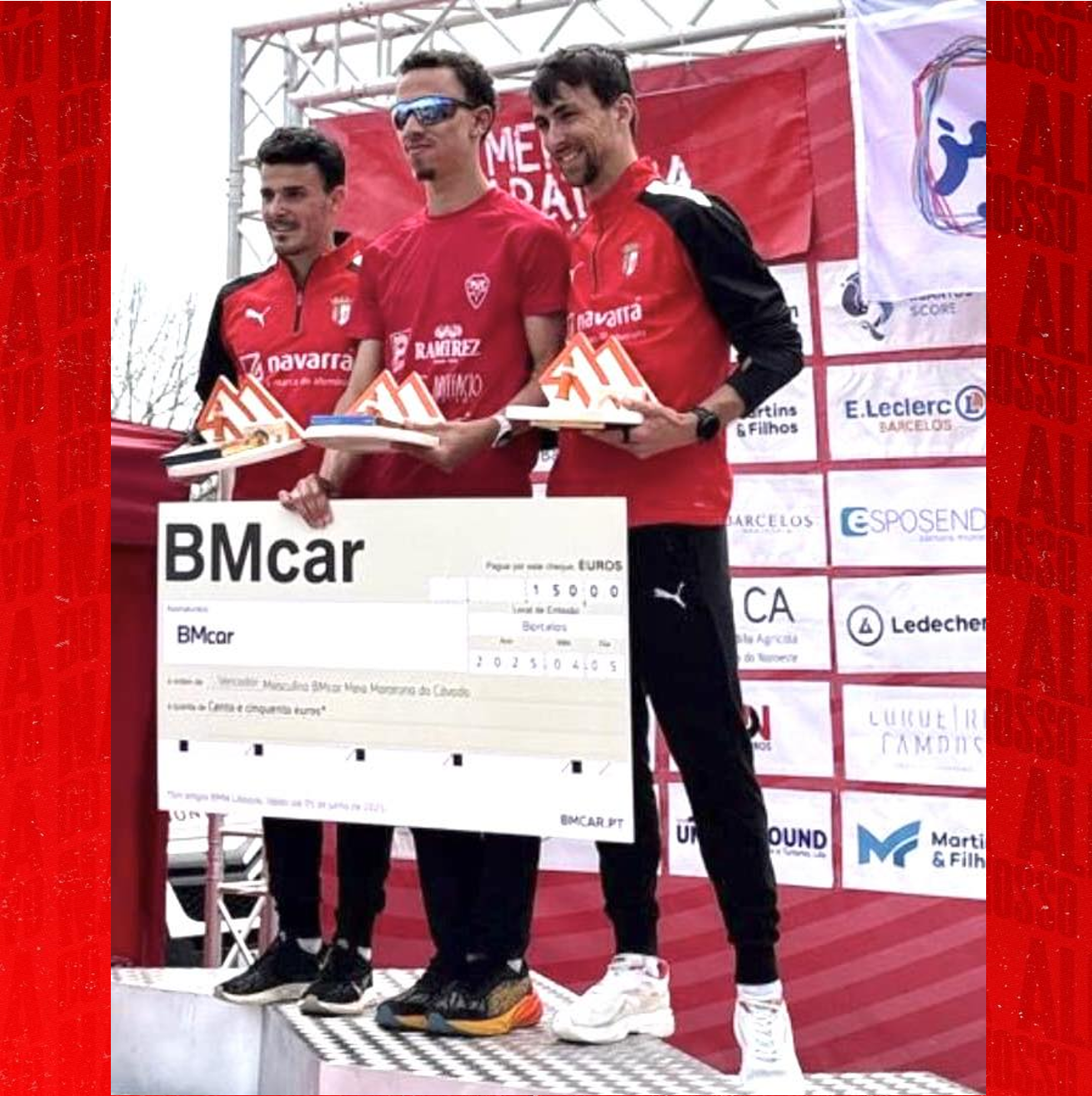 O nosso atleta Bernardo Rocha venceu este 
fim de semana à Meia Maratona do Cávado! 
Parabéns Bernardo 