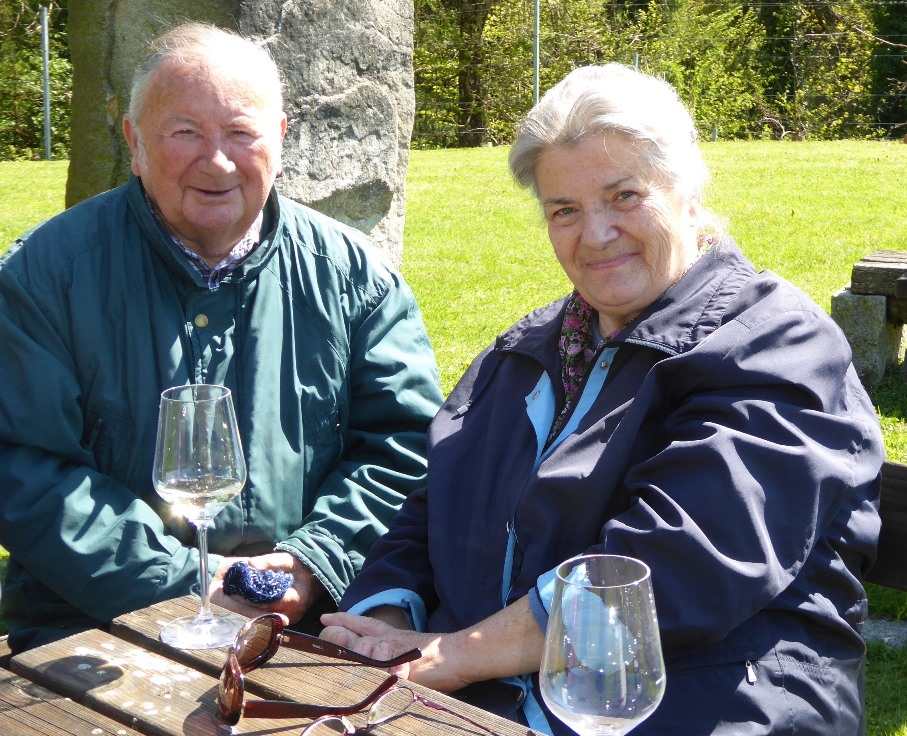 Wir freuen uns über den Besuch von Hans und Rosi