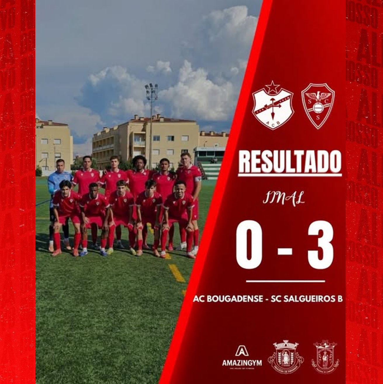 Resultado Final 
AF Porto Divisão de Elite Série 2 
26/27 - Jornada 3
AC Bougadense 0-3 SC Salgueiros
