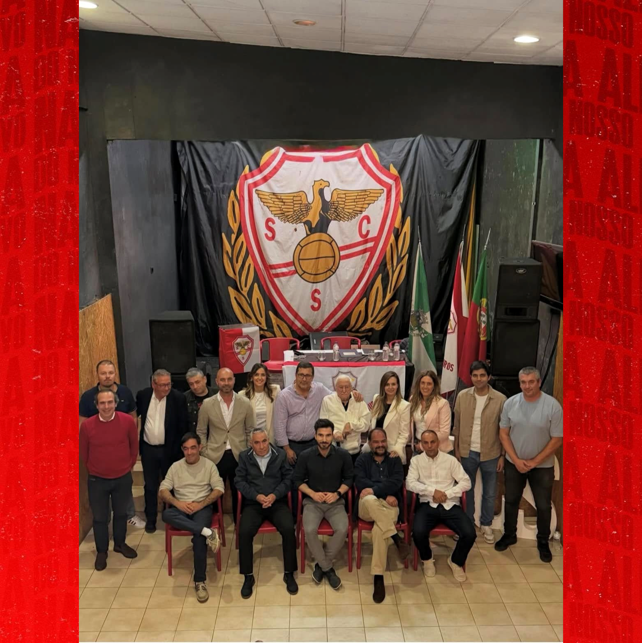 A tomada de posse dos órgãos sociais eleitos 
para o triénio 2026/2029 reuniu dirigentes, sócios 
e todos os que continuam a acreditar no 
crescimento e na força do nosso Clube. 
Hoje demos início a um novo capítulo.
Um agradecimento especial à presença do 
Vereador do Pelouro do Desporto, Juventude 
e Associativismo e Pelouro da Transformação 
Digital e Serviços ao Cidadão, Rodrigo Passos, do 
Presidente da Junta de Freguesia de Paranhos, 
Miguel Seabra e Dr. Domingos Santos em 
representação da AF Porto.
Obrigado a todos os que marcaram presença 
neste momento. Desejamos o maior sucesso 
aos novos órgãos sociais para este novo ciclo, 
com a certeza de que o compromisso, a 
dedicação e a paixão irão continuar a guiar o 
caminho. 