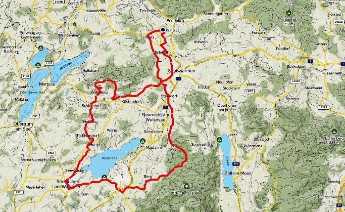 28. Juni 2020   Zuckmayerweg-Seekirchen-Tödtleinsdorf-Schleedorf