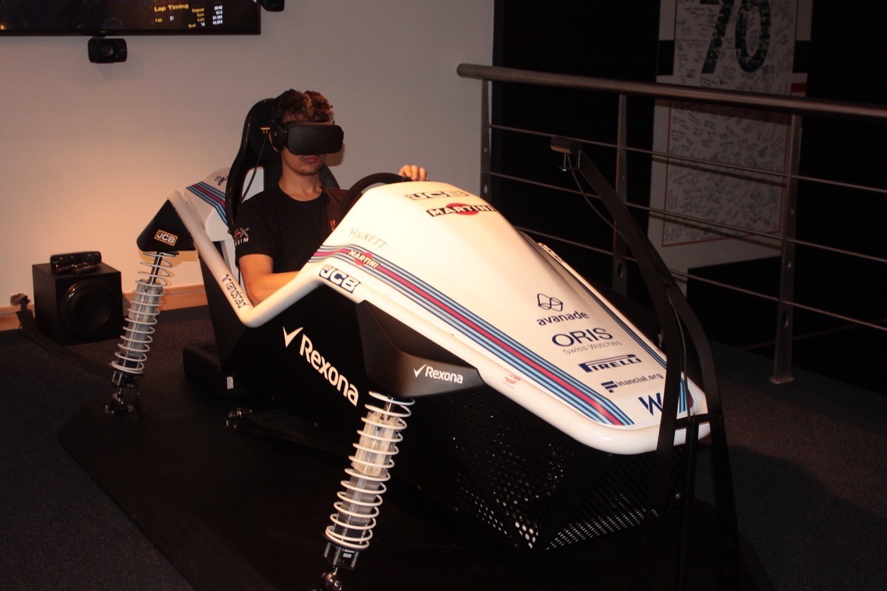 Race car simulator Williams F1
