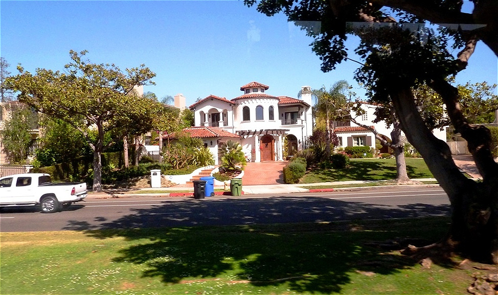 Santa Monica - Fahrt durchs Villenviertel