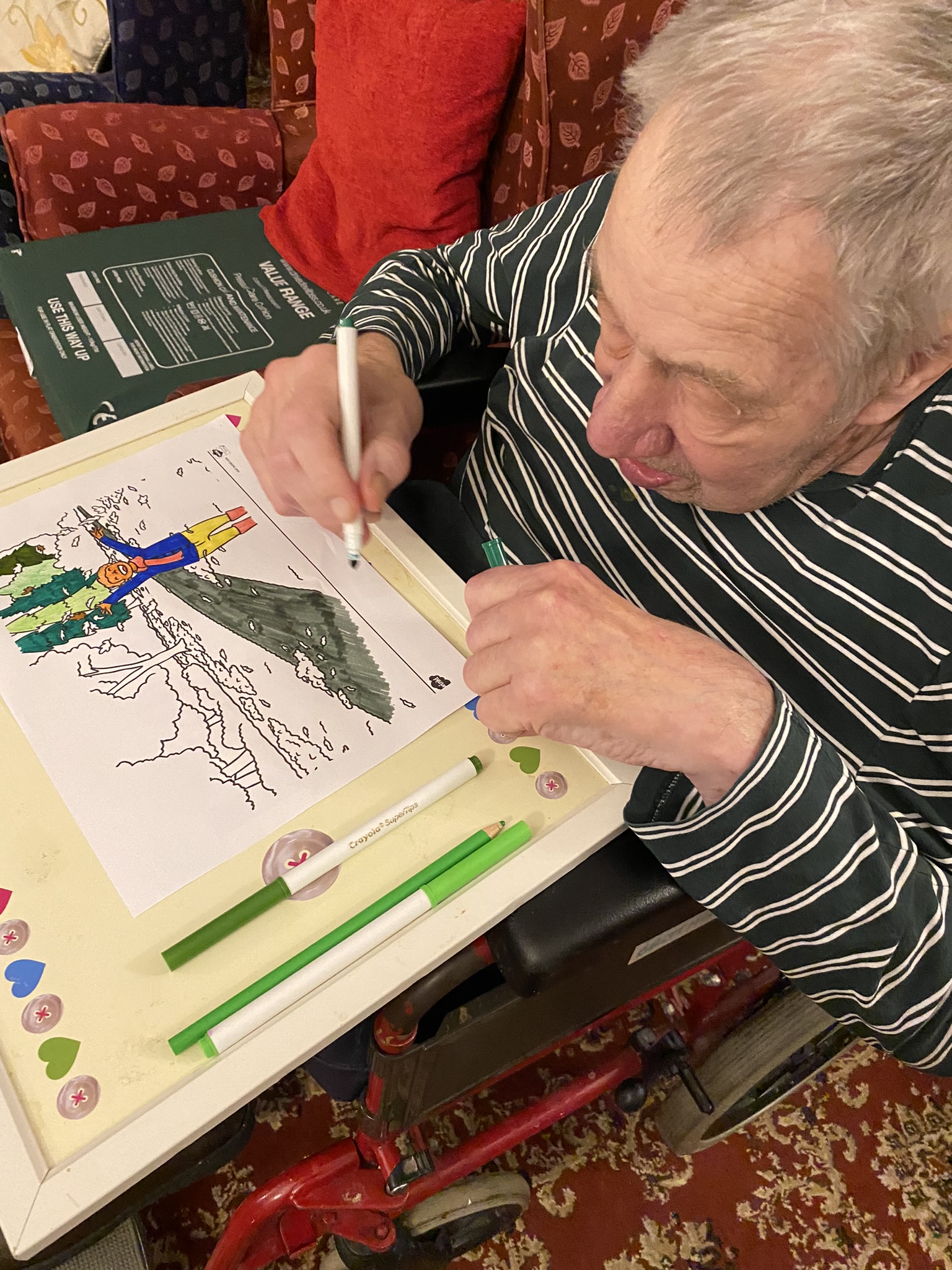 Time spent Colouring - October 2022