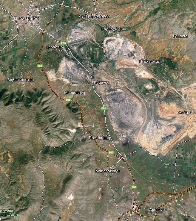 Kozani - Prolemaida Highway - Western Macedonia region