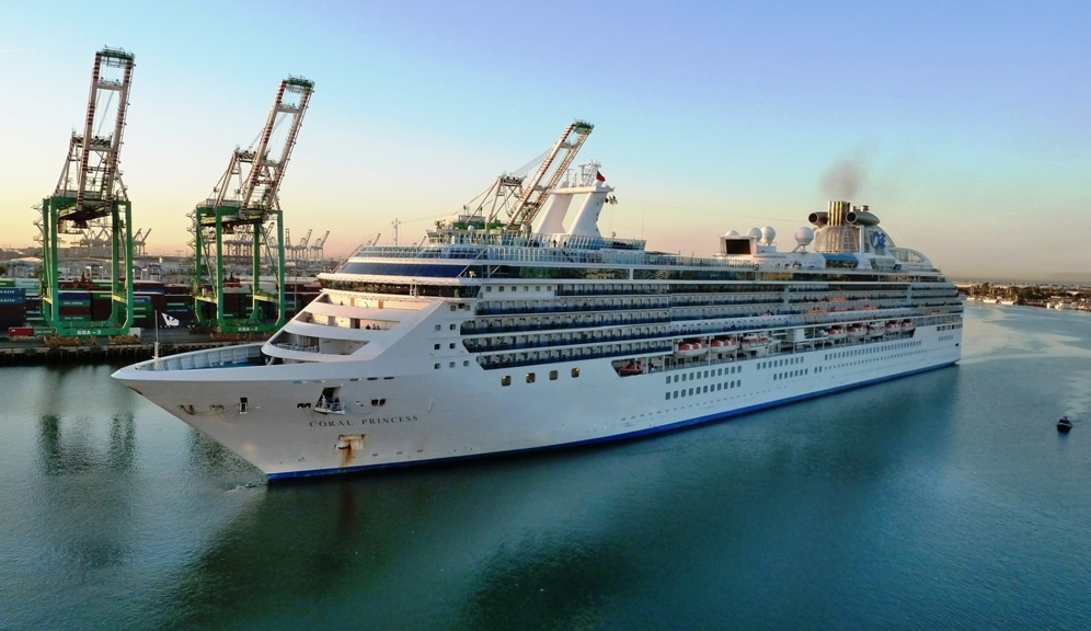 Treffen mit der "Coral Princess"