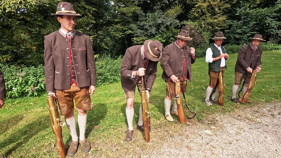 Die Ladung muss fest gestopft werden