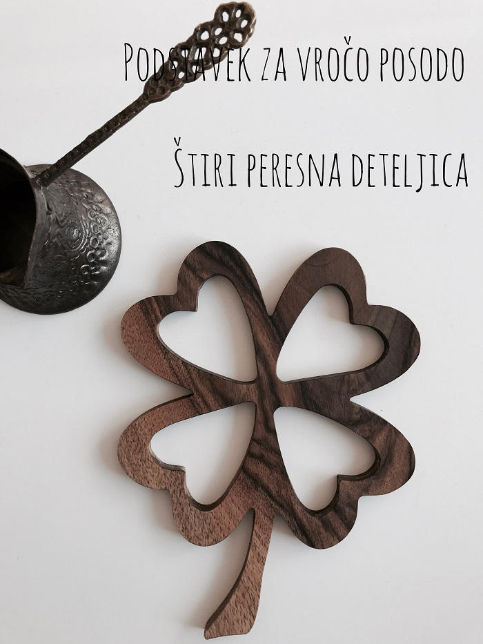 Lesen podstavek za vročo posodo 
