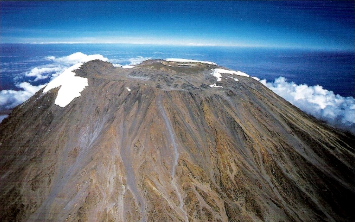 Gipfelregion des Kilimandscharo