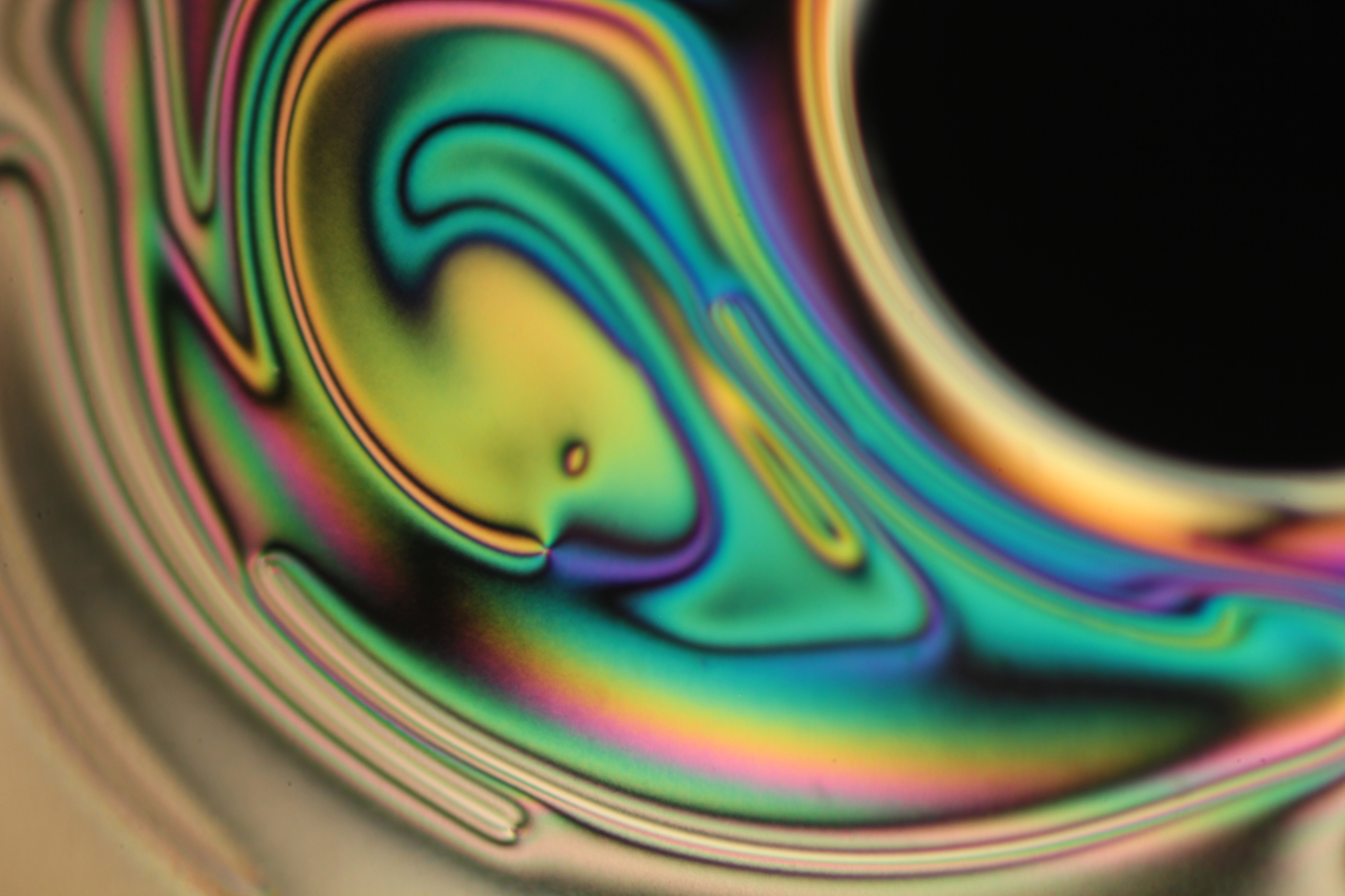 Defects in a thin nematic layer1