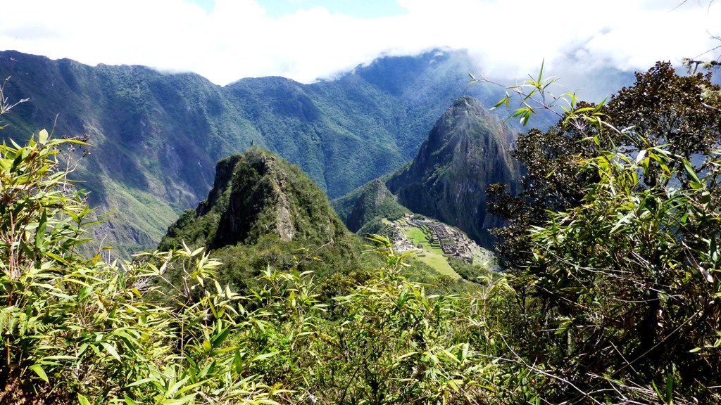 Im Aufstieg auf den Machupicchu-Berg
Höhe knapp über 3.000 m