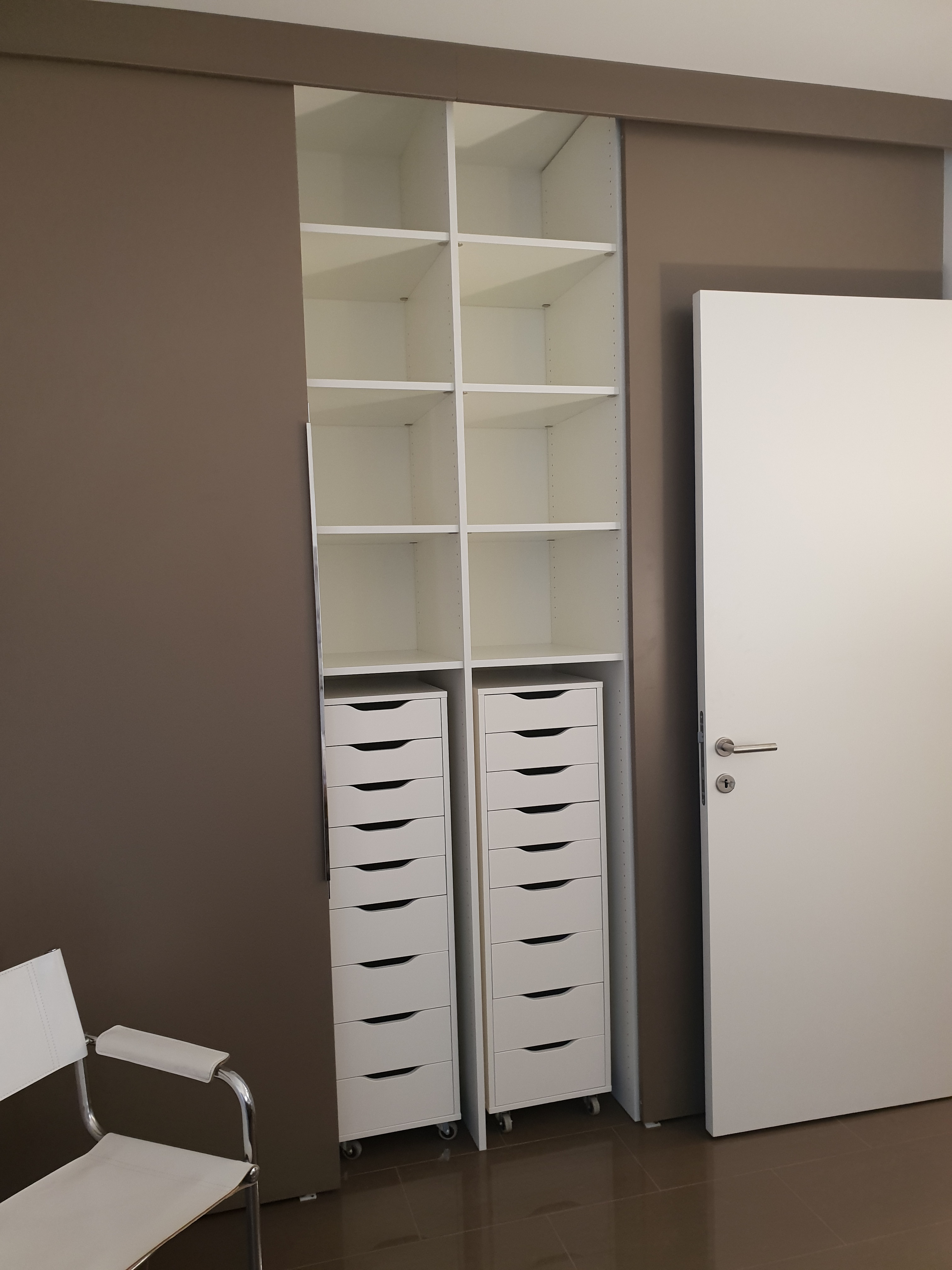 Schrankverbau Schlafzimmer groß