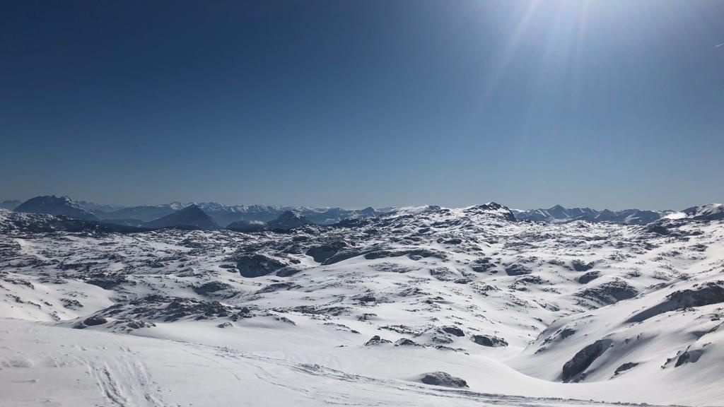 Riesige Karstfläche