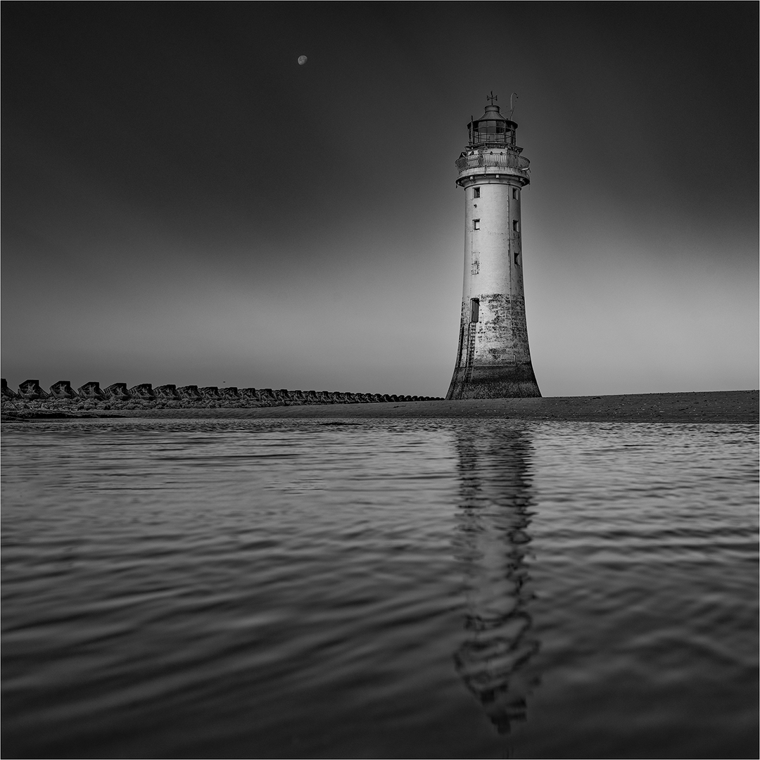 Commended: New Brighton Lighthouse Reflections (Michael Bull)