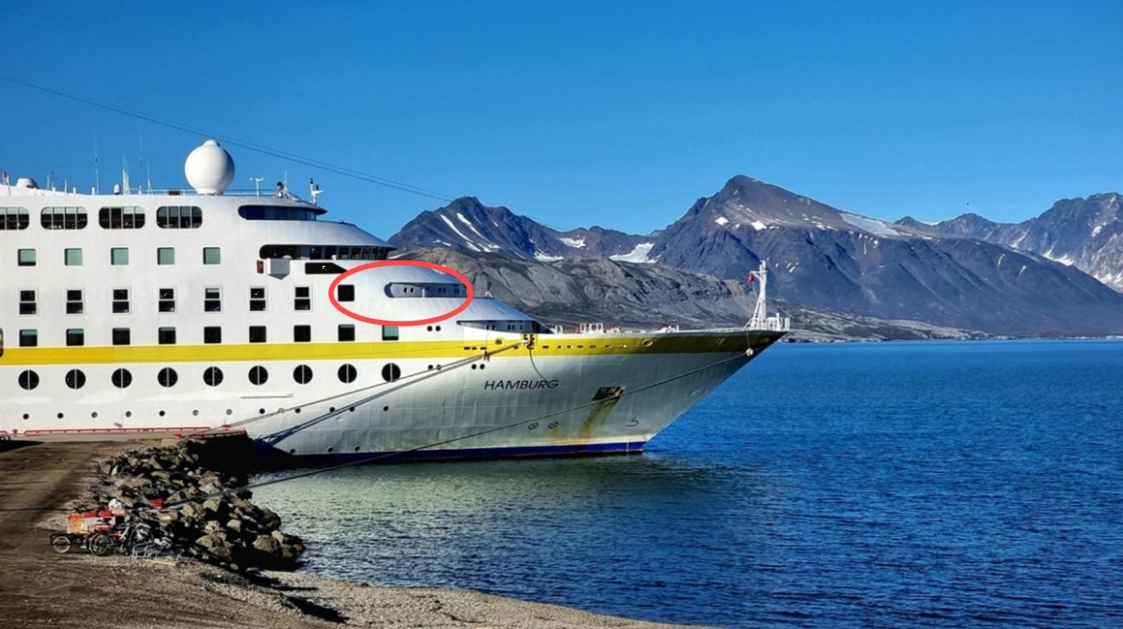 Im Vorderschiff - unsere Suite mit Balkon