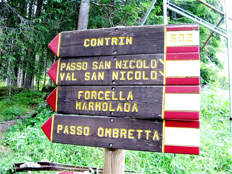 Canazei - auf der Via Alpina zum Passo San Nicolo