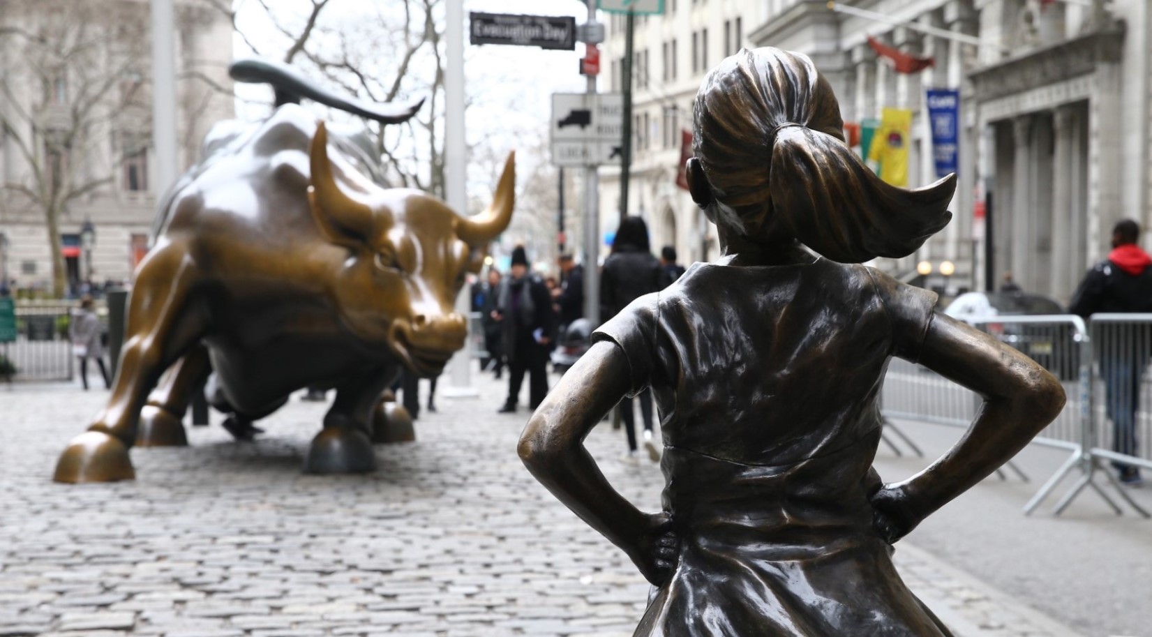 "The fearless girl"