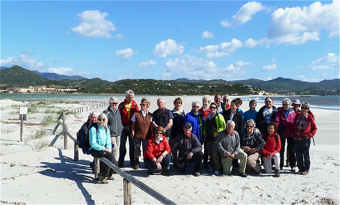 Porto Giunco - Gruppenfoto vor der Heimfahrt