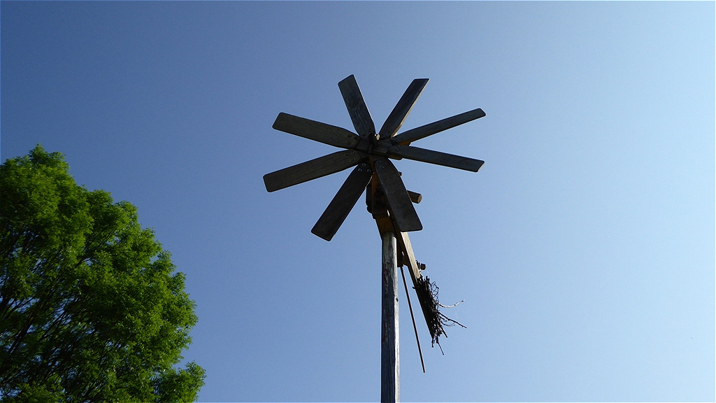 Der Klapotetz wartet auf seinen Einsatz !