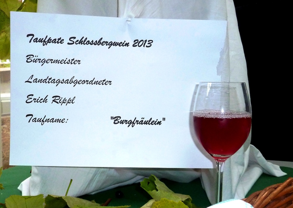 Weintaufe 2013