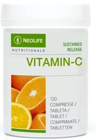 C-vitamin s postopnim izločanjem - v telesu deluje 6-8 ur