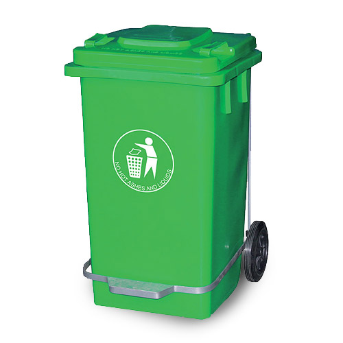 Κάδος με ρόδες πεντάλ 240 L  ( Μπλέ , Πρασινο, Γκρι, Κιτρινο, Καφε, Κοκινο)