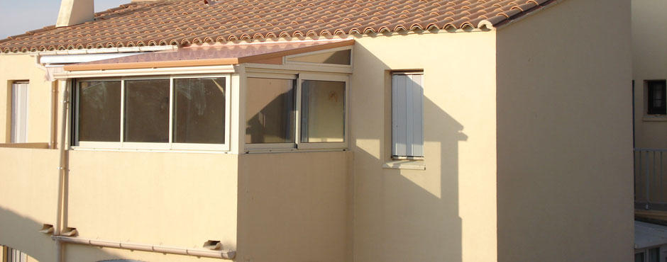 Véranda à la pinède