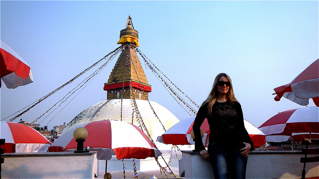 Katmandu - vor der Stupa Bodnath
März 2012
