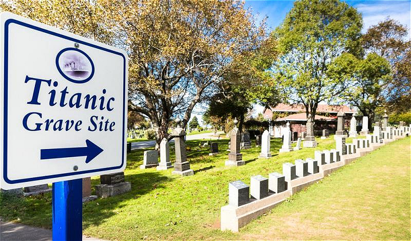Hier ruhen die Titanic-Opfer