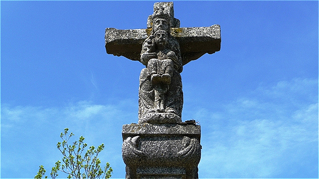 Pilgerkreuz - Detail - Muttergottes mit Jesuskind