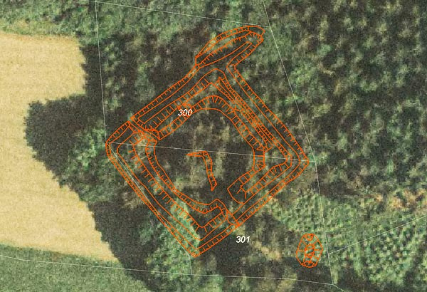 Schanzanlage - Plan
