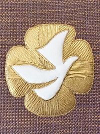 Couverture de lectionnaire avec symbole Esprit Saint