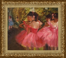 Edgar Degas: Dancers in Pink