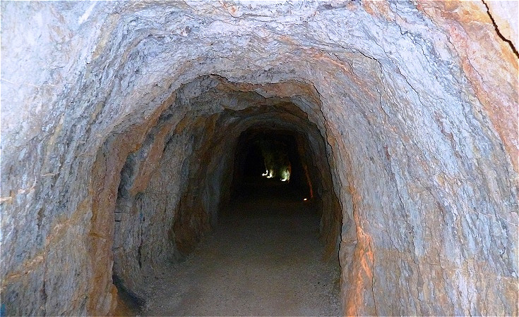 Im Inneren der Mine