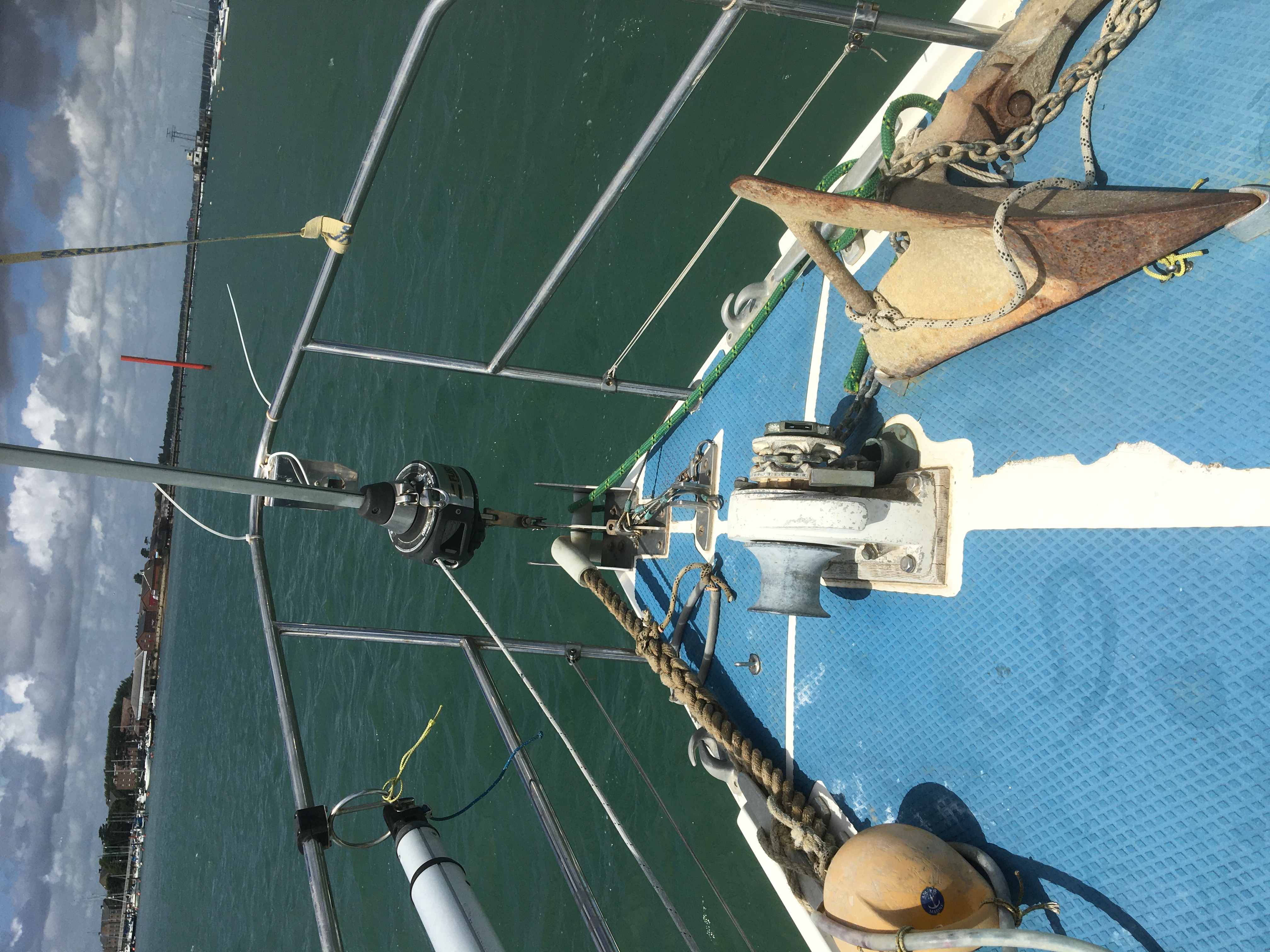 Flamingo Lady Foredeck