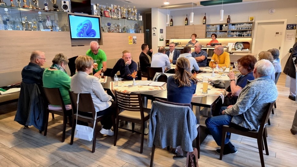 Bewirtung durch die Kegler